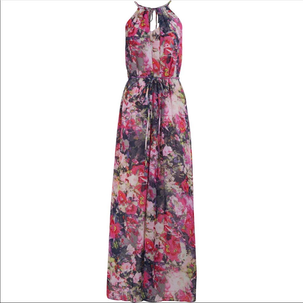 Maggy London floral maxi dress